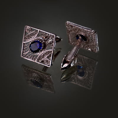 Malhar Royalè Silver Cufflinks
