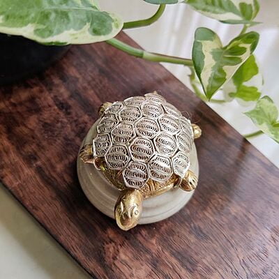 Spiritual Guardian: Silver Tortoise Vastu Charm Spiritual Guardian: Silver Tortoise Vastu Charm