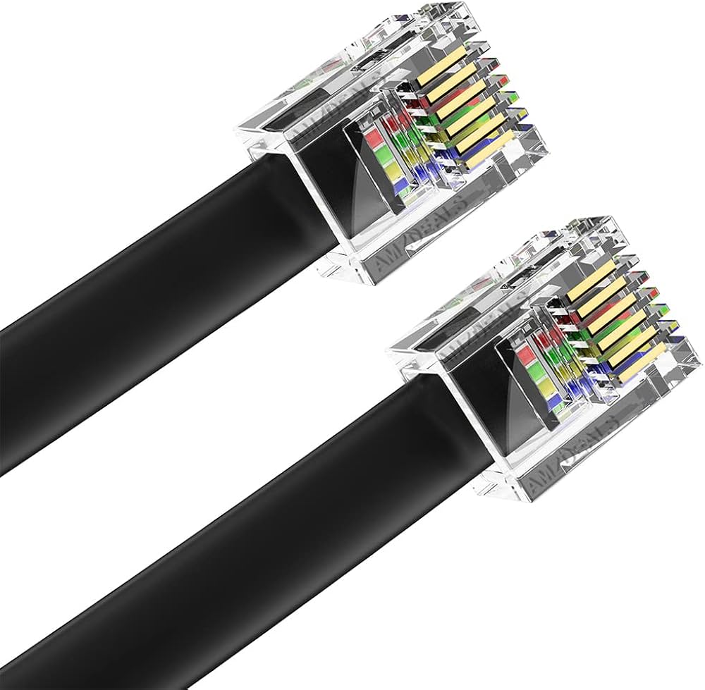 6P6C RJ25 cable-20cm(4-Packs) 6P6C RJ25 cable-20cm(4-Packs)