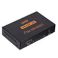HDMI Splitter 1X8, 1 in 8 Out HDMI Port, Supports 3D 4Kx 2K Full HD 1080P, Compatible for TV, Monitor, Gaming Console, HDTVs, DVD Player ,LED, Projector (Not a Switch) (Black) HDMI Splitter 1X8, 1 in 8 Out HDMI Port, Supports 3D 4Kx 2K Full HD 1080P, Compatible for TV, Monitor, Gaming Console, HDTVs, DVD Player ,LED, Projector (Not a Switch) (Black)