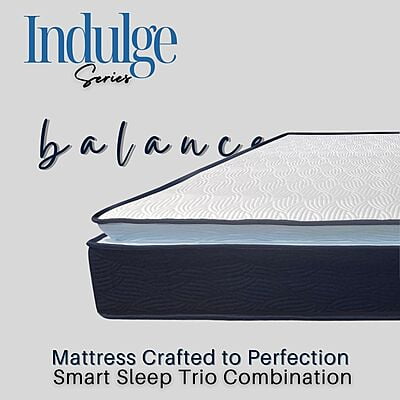 Neev Indulge 8 Inches Mattress with Neev Retractable Fan