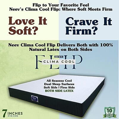 Neev Clima Cool Flip 7'' Mattress