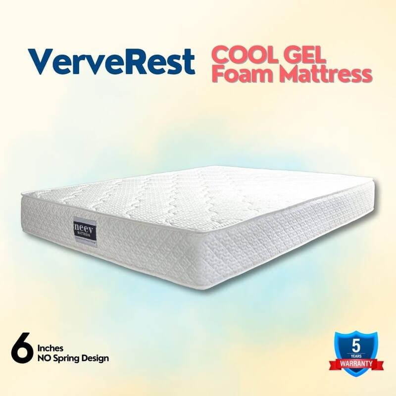 Neev 6 Inches VerveRest Cool Gel Foam Mattress