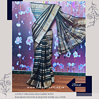 ORGANZA SILK SAREE PSSSORZ23085 ORGANZA SILK SAREE PSSSORZ23085