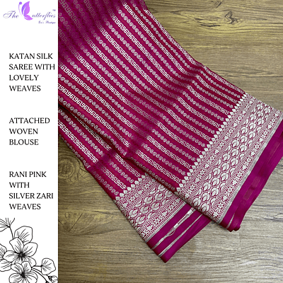 KATAN SILK SAREE   USTSSIL23488