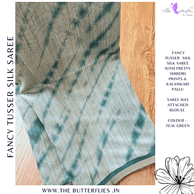 SEMI TUSSER SILK SAREE SFHSTSK23686