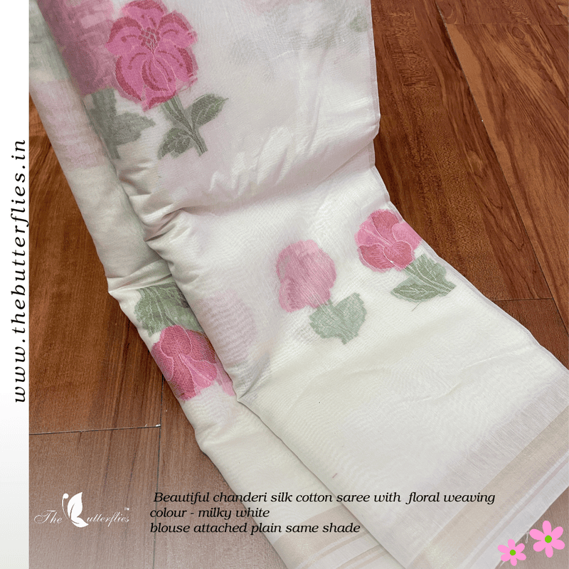 CHANDERI SILK COTTON SAREE NISSCDS24327 CHANDERI SILK COTTON SAREE NISSCDS24327