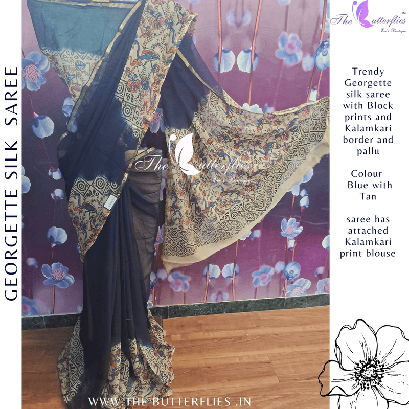 GEORGETTE SILK SAREE ORDSGRS24313 GEORGETTE SILK SAREE ORDSGRS24313