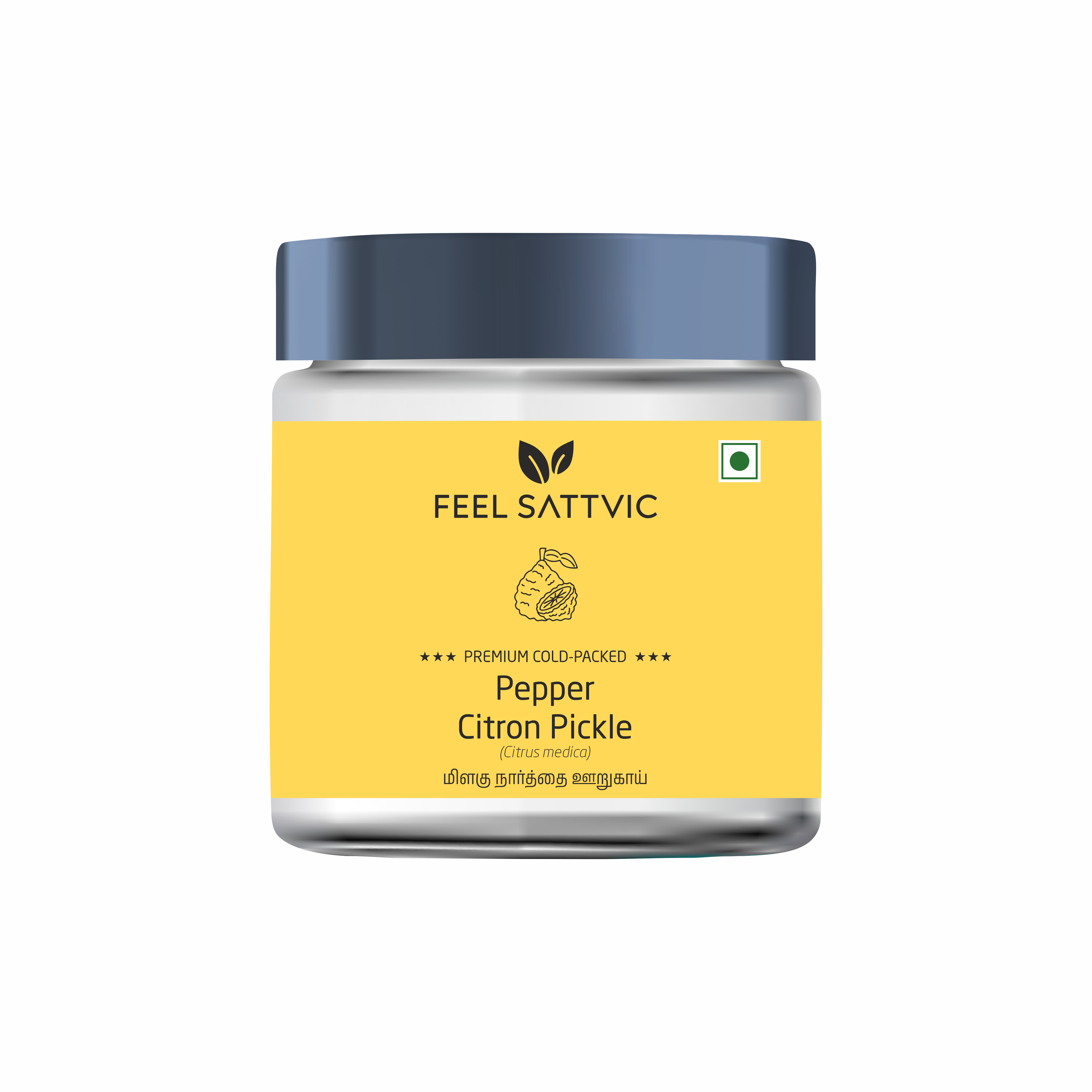 Premium Cold-Packed Pepper Citron Pickle – 185g