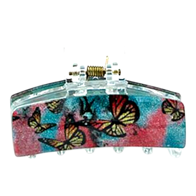 Elegant Printed Hair Claw Clip