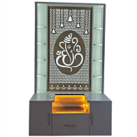 Buy Prime Wood Ganpati Ji Mandir with Storage Space Online Buy Prime Wood Ganpati Ji Mandir with Storage Space Online