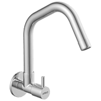 EL-1809 Sink Cock With Swinging Spout With Wall Flange (Wall Mounted Model)