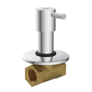 EL-1823 Concealed Stop Cock 15mm Body With Upper Part Set