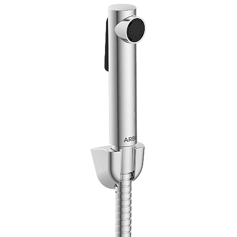 HF-13 ABS Round Health Faucet With Hook & 1.2 Mtr. S.S. Tube