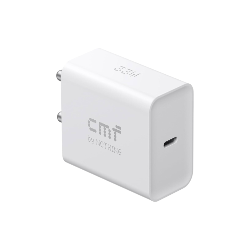 CMF by Nothing 33 W Quick Charge 3 A Wall Charger for Mobile (White) CMF by Nothing 33 W Quick Charge 3 A Wall Charger for Mobile (White)