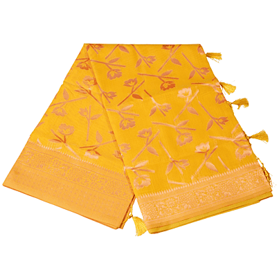 Shloka Saree (Yellow)