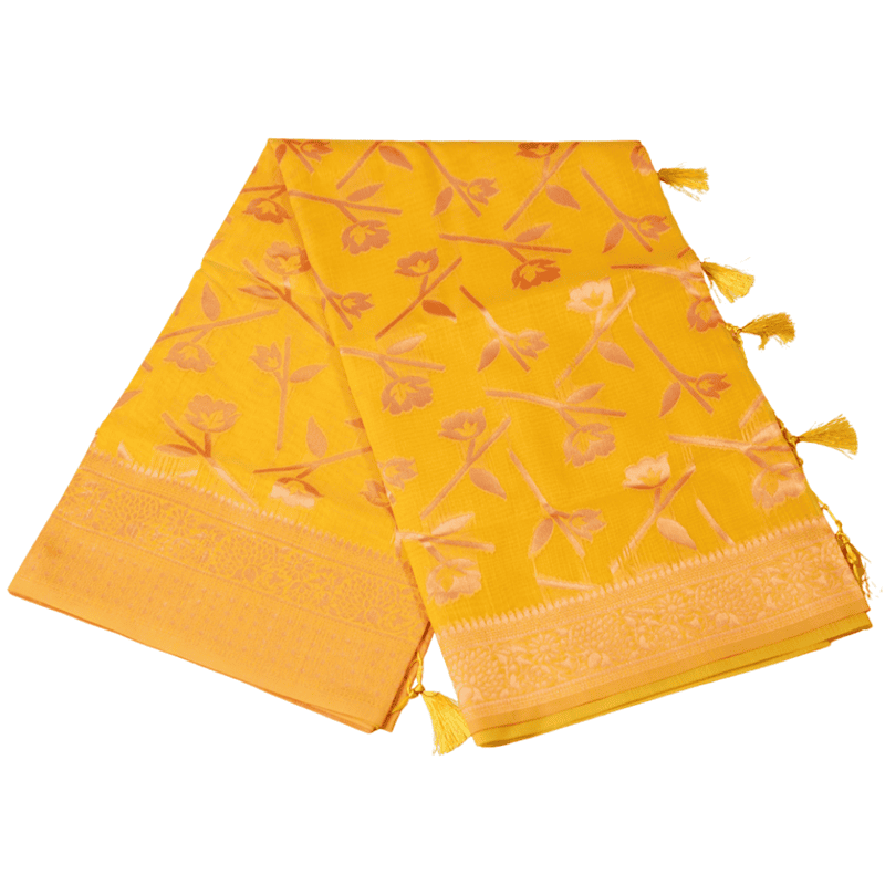 Shloka Saree (Yellow)