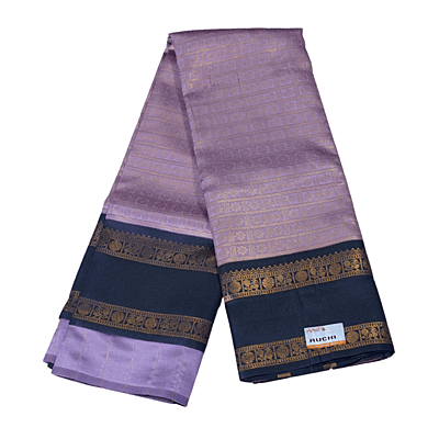 Ruchi Saree (Black + Peach)