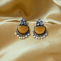 Kavya Studs- Yellow Kavya Studs- Yellow