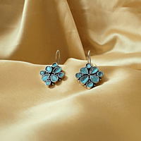 Roop Earrings- Sea Blue