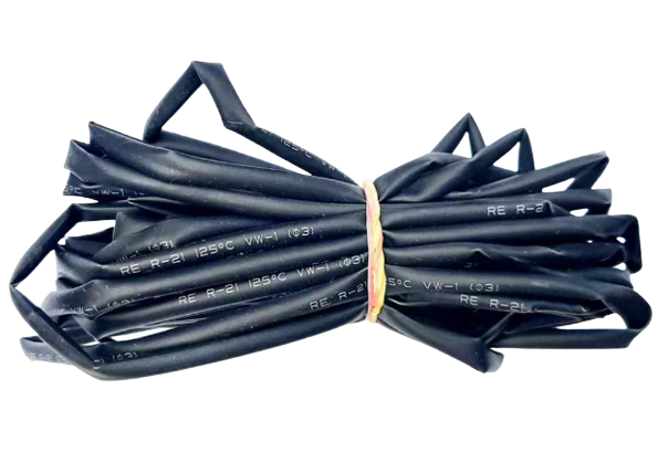 6mm Heat Shrink Sleeve Tube - Black - 1 meter
