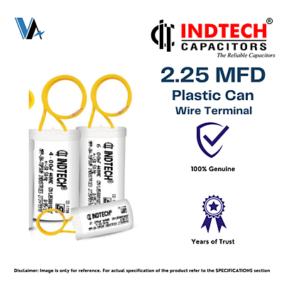 Indtech 2.25 MFD Capacitor for Fan motor