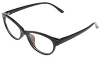 Cat Eye Spectacle Frame For Kids. Glossy Black Color Frame. Transparent Lens. Age-(3-8Years). Cat Eye Spectacle Frame For Kids. Glossy Black Color Frame. Transparent Lens. Age-(3-8Years).