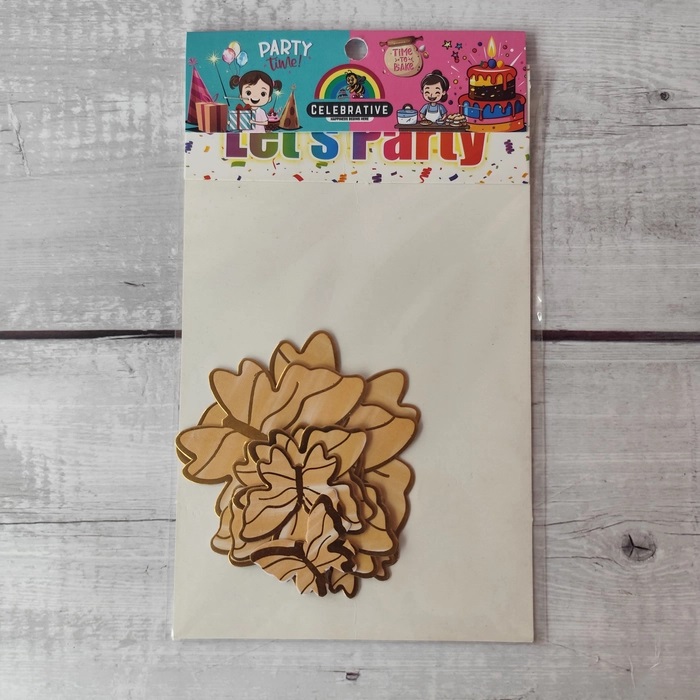 10 Pcs Cream Orange Butterfly Topper Without Stick 10 Pcs Cream Orange Butterfly Topper Without Stick