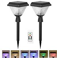 2 Feet RUBY Home Garden Outdoor Decoration Spike Lamps Smart Bulb