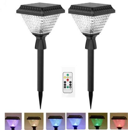 2 Feet RUBY Home Garden Outdoor Decoration Spike Lamps Smart Bulb