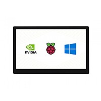 10.1inch QLED Quantum Dot Display, Capacitive Touch, 1280×720, G+G Toughened Glass Panel, Various Systems Support