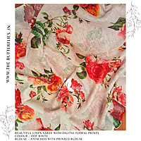 PURE LINEN SAREE YBRSLIN23443 PURE LINEN SAREE YBRSLIN23443