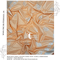 LINEN COTTON SAREE YBRSLIN23484 LINEN COTTON SAREE YBRSLIN23484