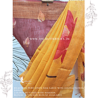 PURE LINEN SILK SAREE YBRSLIN23629 PURE LINEN SILK SAREE YBRSLIN23629