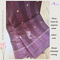 FANCY TUSSER BY ORGANZA SAREE RTFSTSK23751 FANCY TUSSER BY ORGANZA SAREE RTFSTSK23751