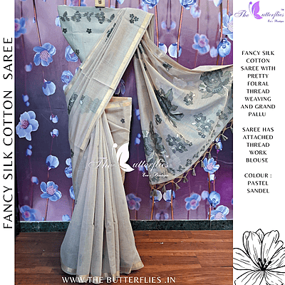 FANCY SILK COTTON SAREE MHTSSIL24353