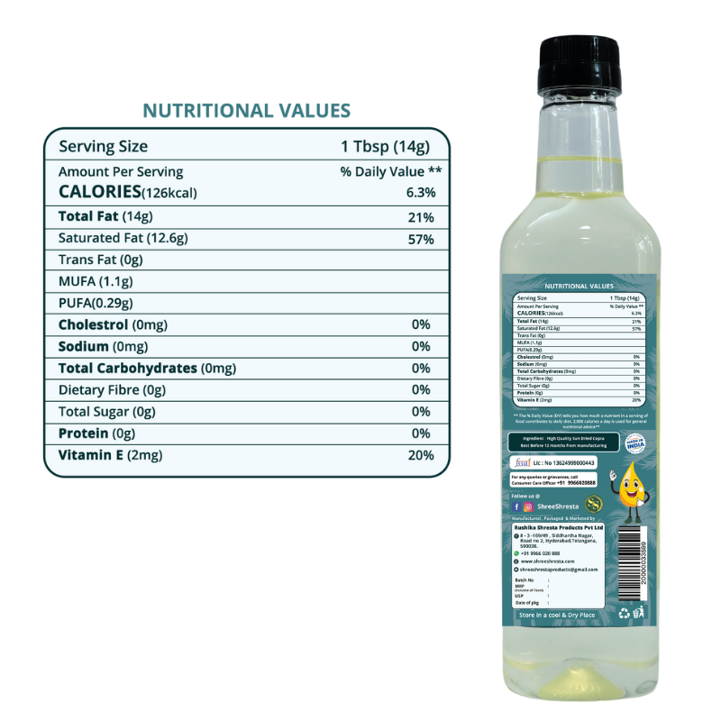 Wood-Pressed Coconut Oil