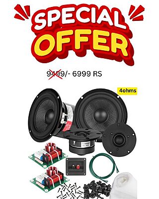 DS52KIT 5.25" 4OHMS HIFI BOOKSHELF DIY SET