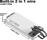 Champion 10000 mAh 22.5 W Compact Size Power Bank (White, Lithium Polymer, Fast Charging, Power Delivery 3.0, Quick Charge 3.0 for Mobile) Champion 10000 mAh 22.5 W Compact Size Power Bank (White, Lithium Polymer, Fast Charging, Power Delivery 3.0, Quick Charge 3.0 for Mobile)
