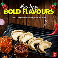 Jowar momo Chicken Jowar momo Chicken