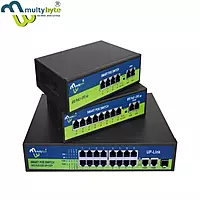 Multybyte 8 Port PoE Ethernet Switch 2 Uplink Giga (8Fe+2Ge)