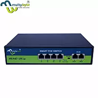 Multybyte 4 Port Full Giga PoE Ethernet Switch (4Ge+2Ge+1sfp