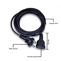 Heavy Duty Power Extension Cord 2 Pin (Male to Female) - 5