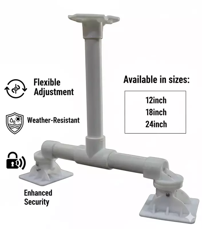 CCTV Camera Stand T Type 24 Inch