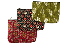 Quilted wallets set of 3