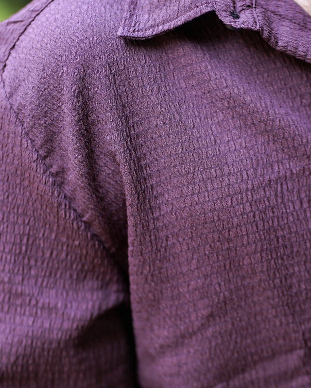Berry Purple Textured | Body Fit | Full Sleeves