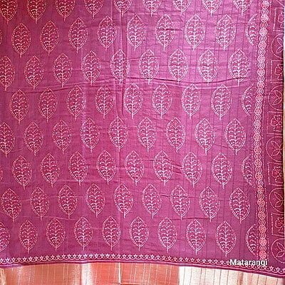 Brown Bhagalpuri Crepe Silk Brown Bhagalpuri Crepe Silk