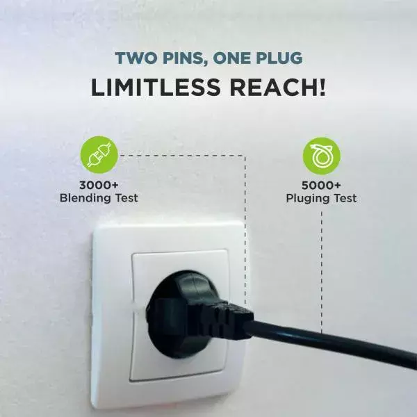 Heavy Duty Power Extension Cord 2 Pin (Male to Female) - 5