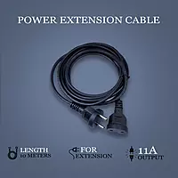 Power Extension Cord 2 Pin (Male to Female) - 10M