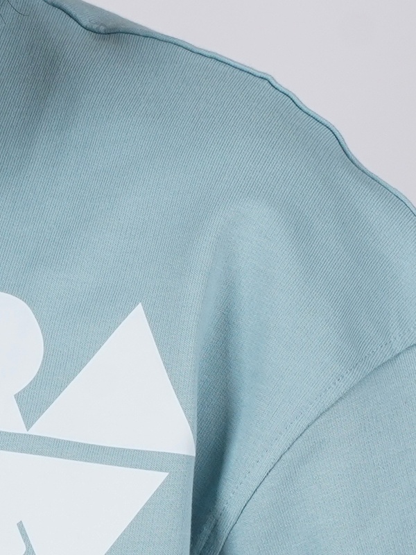 Rawscal Printed Sky Blue Oversized T Shirt Half sleeves